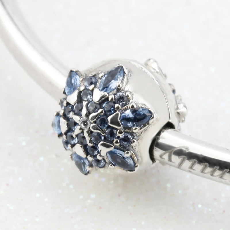 Real 925 Sterling Silver Blooming Flower with Alluring Blue CZ Charms Love European Bead Fit Bracelet for Women Fine Jewelry
Real 925 Sterling Silver Blooming Flower with Alluring Blue CZ Charms Love European Bead Fit Bracelet for Women Fine Jewelry