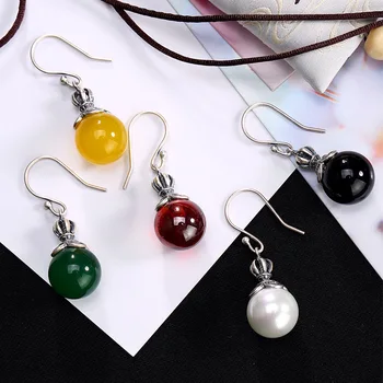 Inlay Chalcedony Ways Pomegranate Red Pearl Female High-grade Round Pearl Pendant Earrings Wholesale
Inlay Chalcedony Ways Pomegranate Red Pearl Female High-grade Round Pearl Pendant Earrings Wholesale
