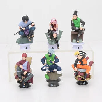 6pcs/set 9cm Naruto Uzumaki Naruto Sasuke Gaara Kakashi Chess Pvc Action Figure Model Toy
6pcs/set 9cm Naruto Uzumaki Naruto Sasuke Gaara Kakashi Chess Pvc Action Figure Model Toy