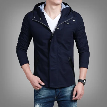 Blue Long Sleeve Hooded Jacket men Teen Casual Coat Men Size S-2XL Autumn New Cotton Jacket man
Blue Long Sleeve Hooded Jacket men Teen Casual Coat Men Size S-2XL Autumn New Cotton Jacket man