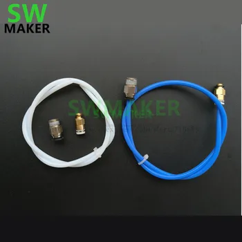 SWMAKER 1pcs Blue / White PTFE Tube w/ Pneumatic fitting for MK10 CR10 Hotend Extruder 2x4mm DIY Creality cr-10 CR-10S 3D print
SWMAKER 1pcs Blue / White PTFE Tube w/ Pneumatic fitting for MK10 CR10 Hotend Extruder 2x4mm DIY Creality cr-10 CR-10S 3D print