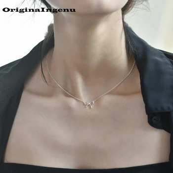 Necklace Collier Femme 925 Sterling Silver Vintage Simple Elegant Bow Unique Mom Girlfriend Gift Jewelry for Woman Choker Kolye
Necklace Collier Femme 925 Sterling Silver Vintage Simple Elegant Bow Unique Mom Girlfriend Gift Jewelry for Woman Choker Kolye