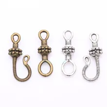 20Sets/lot Snake Hook Clasps Connector Tibetan Silver Findings Bracelet Necklace Making Handmade DIY Accessories for Jewelry
20Sets/lot Snake Hook Clasps Connector Tibetan Silver Findings Bracelet Necklace Making Handmade DIY Accessories for Jewelry