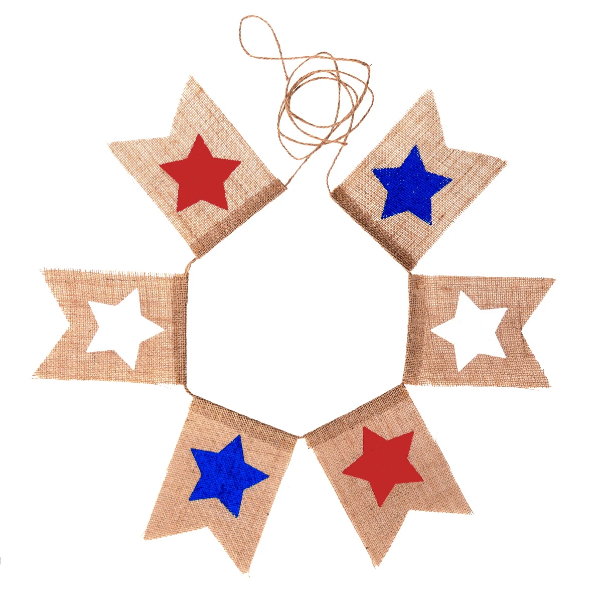2.3M Star Pattern Burlap Banner Wall Decor Fourth Of July Decoration Wall Hanging Banner Dependence Day Party Supplies 
2.3M Star Pattern Burlap Banner Wall Decor Fourth Of July Decoration Wall Hanging Banner Dependence Day Party Supplies