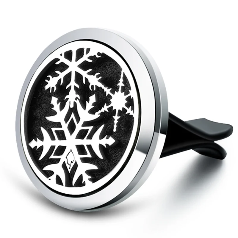 Aroma Diffuser Snowflake Stainless Steel Car Air Freshener Perfume Essential Oil Diffuser Locket Necklace Aromatherapy Car Clip
Aroma Diffuser Snowflake Stainless Steel Car Air Freshener Perfume Essential Oil Diffuser Locket Necklace Aromatherapy Car Clip