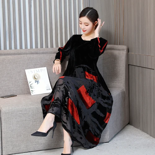 2019 New Autumn Women Dress Winter Round Collar And Seven-minutes Sleeve Xxxl Female Work Wear Fashion Loose Black Dresses
2019 New Autumn Women Dress Winter Round Collar And Seven-minutes Sleeve Xxxl Female Work Wear Fashion Loose Black Dresses