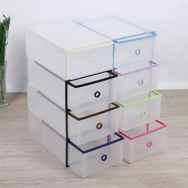OUNONA Mens Shoes Storage Box Plastic Double Frame Multi-function Transparent Holder
OUNONA Mens Shoes Storage Box Plastic Double Frame Multi-function Transparent Holder