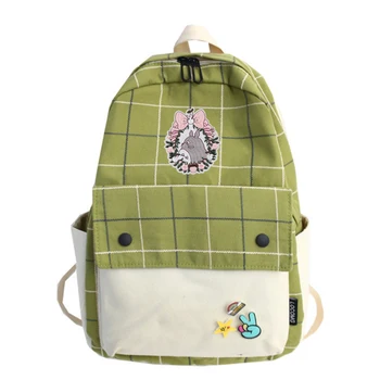 Japanese Totoro Ladies College Plaid Canvas Shoulder Bag Cartoon Cat Backpack Mochila Women Student School Bag Travel Bags
Japanese Totoro Ladies College Plaid Canvas Shoulder Bag Cartoon Cat Backpack Mochila Women Student School Bag Travel Bags