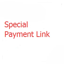 additional pay for your order shipping extra cost or other special payment purpose
additional pay for your order shipping extra cost or other special payment purpose