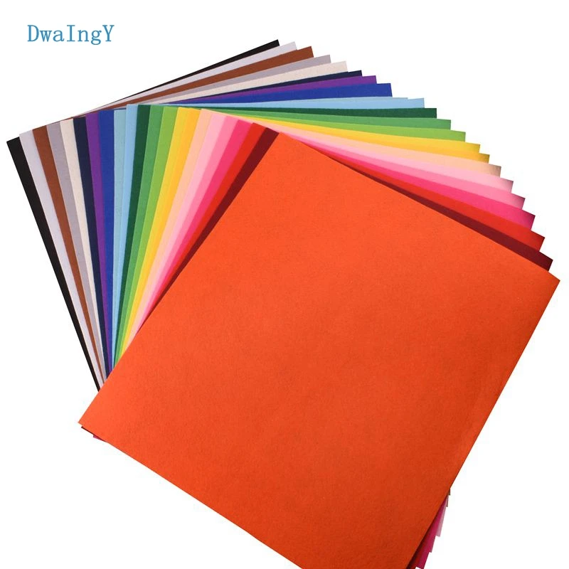 DwaIngY 1mm thick Felt 20x20cm Non Woven Fabric Polyester Cloth For DIY&Sewing Home Decoration Bundle Dolls Crafts 22pcs/lot
DwaIngY 1mm thick Felt 20x20cm Non Woven Fabric Polyester Cloth For DIY&Sewing Home Decoration Bundle Dolls Crafts 22pcs/lot
