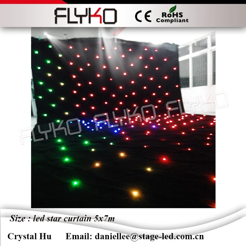 RGB3in1 Color LED Star Curtain With Controller LED Stage Backdrop 7x5meter LED Star Cloth for Wedding Decoration 
RGB3in1 Color LED Star Curtain With Controller LED Stage Backdrop 7x5meter LED Star Cloth for Wedding Decoration