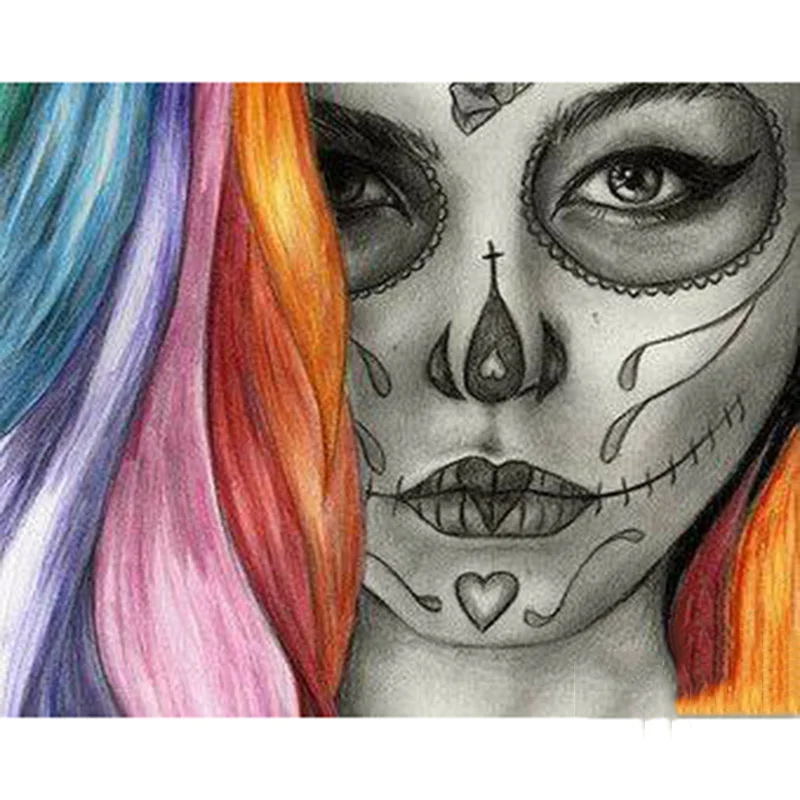 Full Square/Round Drill 5D DIY Diamond Painting "Skull girl" Embroidery Cross Stitch 5D Home Decor Gift
Full Square/Round Drill 5D DIY Diamond Painting "Skull girl" Embroidery Cross Stitch 5D Home Decor Gift