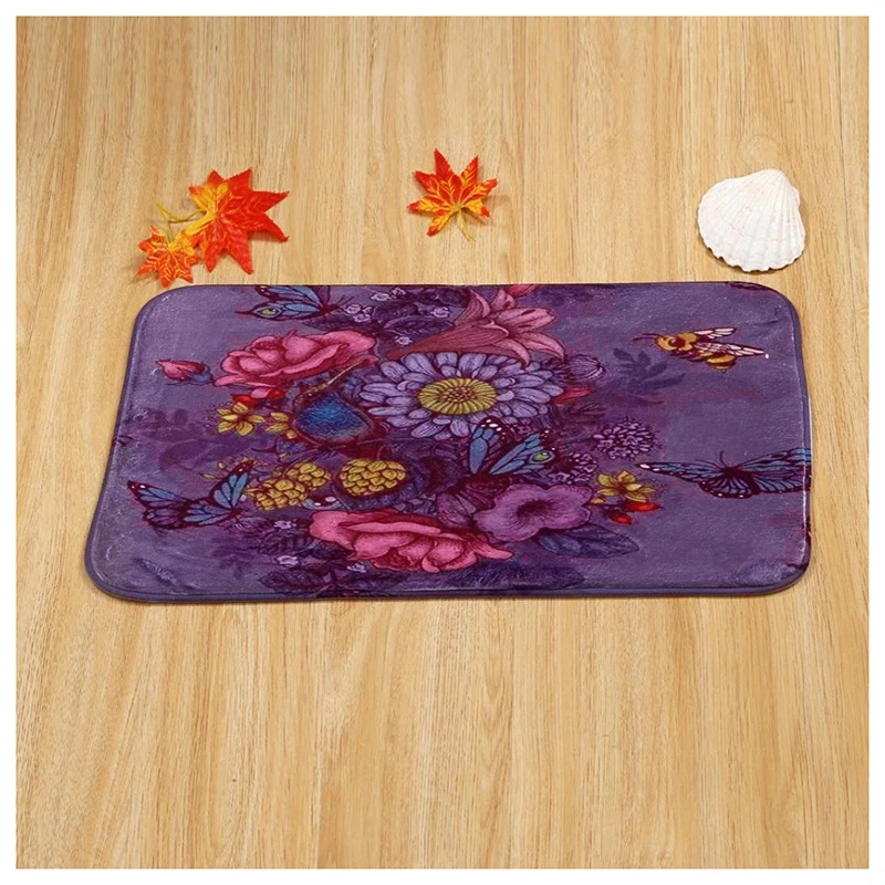 Contemporary Rugs Carpet Mats for Diningroom Bedroom Livingroom Kidsroom 40*60CM Purple+red Flower&butterfly
Contemporary Rugs Carpet Mats for Diningroom Bedroom Livingroom Kidsroom 40*60CM Purple+red Flower&butterfly