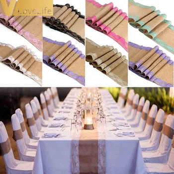 1PC 30x275cm Multicolor Vintage Burlap Lace Table Runner Rustic Burlap Lace Hessian For Home Textile Wedding Decoration
1PC 30x275cm Multicolor Vintage Burlap Lace Table Runner Rustic Burlap Lace Hessian For Home Textile Wedding Decoration