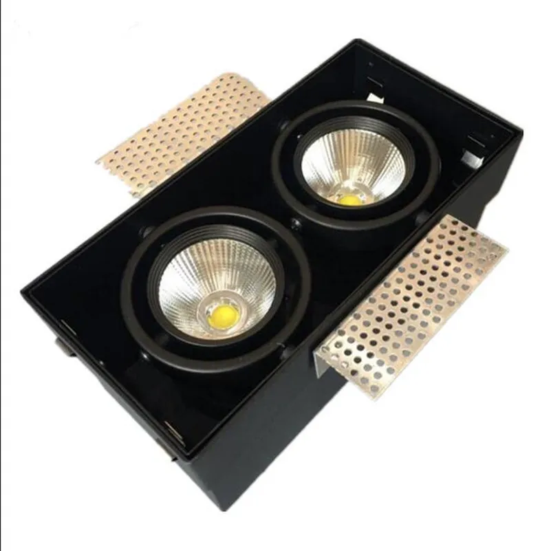 Free Shipping Square 1*12W 2*12W COB LED Down Light LED Recessed Ceiling Lamp Single/Double Head Downlight led Grille Spot Light
Free Shipping Square 1*12W 2*12W COB LED Down Light LED Recessed Ceiling Lamp Single/Double Head Downlight led Grille Spot Light