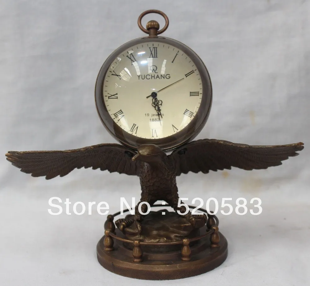 free 7 "Chinese Bronze wirking Deco Wall Clock timekeeper machinery clock statue key fast
free 7 "Chinese Bronze wirking Deco Wall Clock timekeeper machinery clock statue key fast