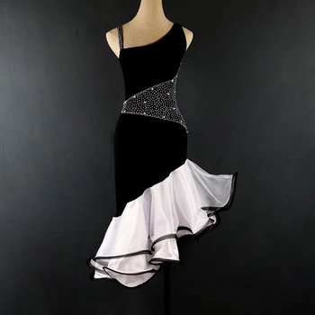 Sexy Dress Latin Dance Clothes For Women Rhinestones Long Sleeves Dresses Girls Cha-cha Rumba Salsa Dancing Competition Costume
Sexy Dress Latin Dance Clothes For Women Rhinestones Long Sleeves Dresses Girls Cha-cha Rumba Salsa Dancing Competition Costume