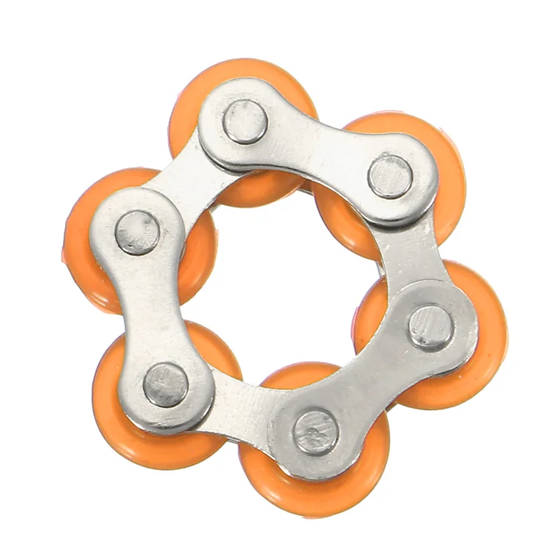 Cute Stainless Steel Colorful Bicycle Chain Shape Rotating Action Fidget Hand Spinner Reduce Stress Toys For Kids Childern Toy
Cute Stainless Steel Colorful Bicycle Chain Shape Rotating Action Fidget Hand Spinner Reduce Stress Toys For Kids Childern Toy