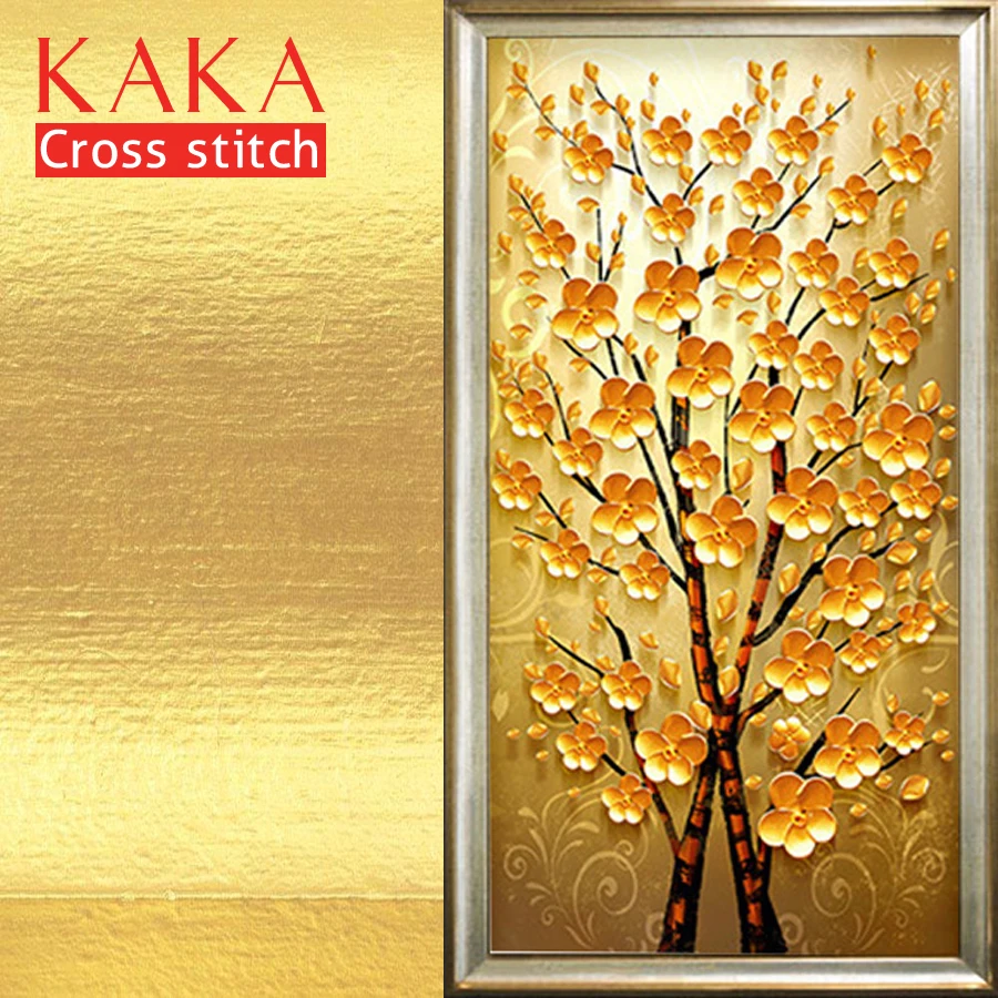 KAKA Cross stitch kits Embroidery needlework sets with printed pattern,11CT canvas,Home Decor for garden House,5D Pachira Tree
KAKA Cross stitch kits Embroidery needlework sets with printed pattern,11CT canvas,Home Decor for garden House,5D Pachira Tree