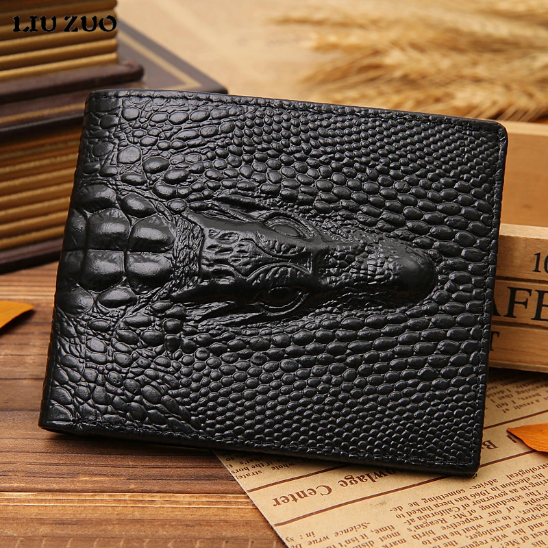 Crocodile Top Leather Wallet Men Wallet Male Brief Fashion Short Design Men's Wallets Cowhide wallet men Fashion Card Holder
Crocodile Top Leather Wallet Men Wallet Male Brief Fashion Short Design Men's Wallets Cowhide wallet men Fashion Card Holder