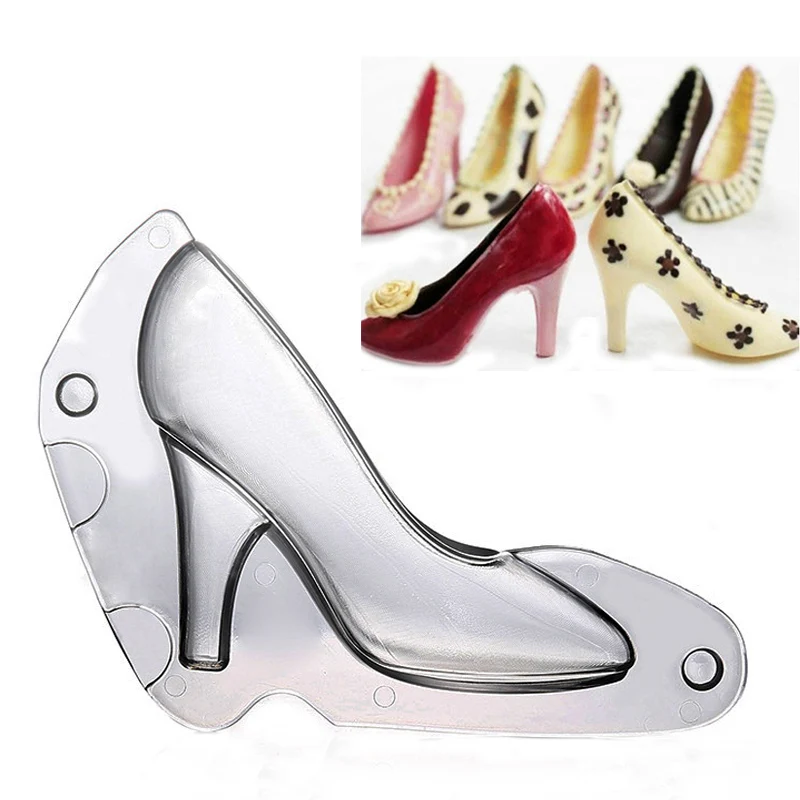 DIY 3D Chocolate Mold Plastic Mini High-heel Lady Shoe Candy Sugar Paste Mold Cake Decorating Tools Kitchen Baking Mold
DIY 3D Chocolate Mold Plastic Mini High-heel Lady Shoe Candy Sugar Paste Mold Cake Decorating Tools Kitchen Baking Mold