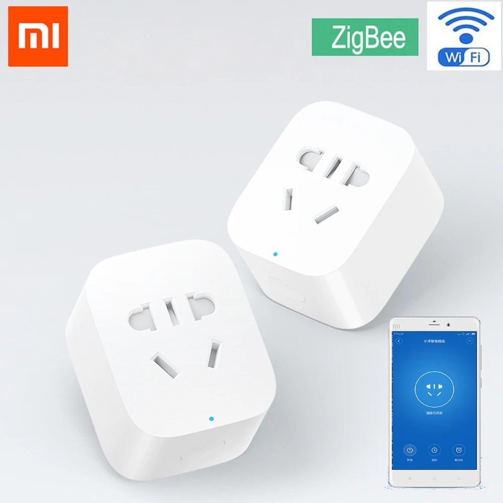 Mijia Xiaomi Smart Socket Plug ZigBee Version WiFi Remote Control Accept EU US AU Plug Adaptor Power on and off with phone
Mijia Xiaomi Smart Socket Plug ZigBee Version WiFi Remote Control Accept EU US AU Plug Adaptor Power on and off with phone
