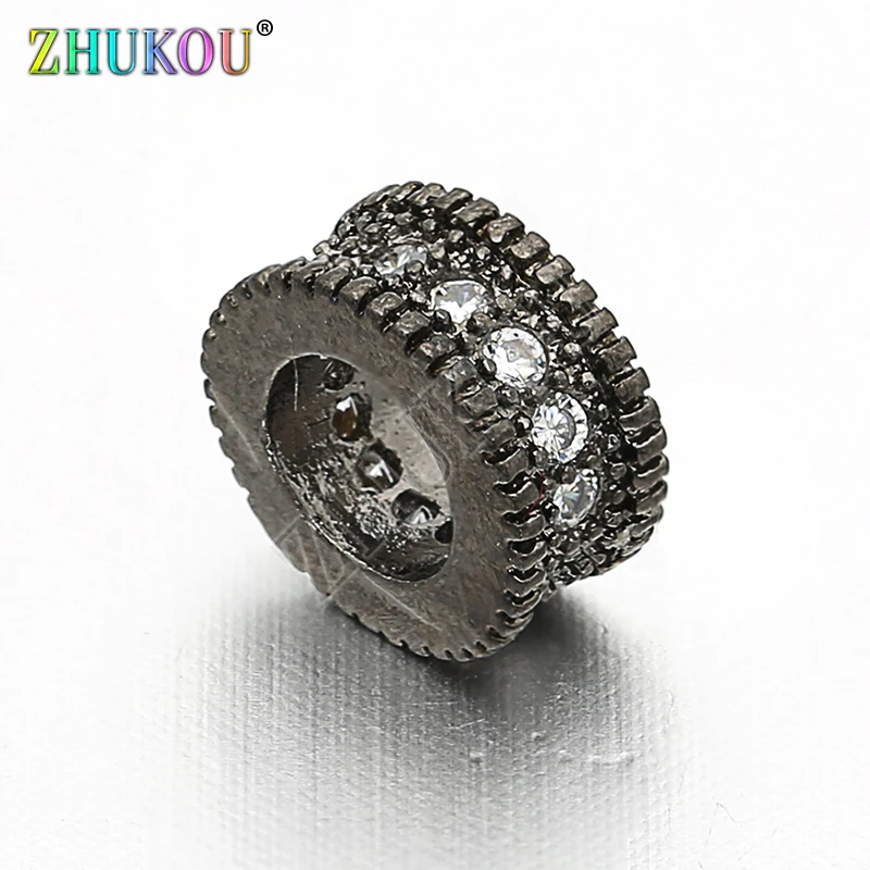 7mm Inlay Clear Cubic Zirconia Round Hollow Spacer Beads DIY Jewelry Bracelet Necklace Making, Model: VZ102
7mm Inlay Clear Cubic Zirconia Round Hollow Spacer Beads DIY Jewelry Bracelet Necklace Making, Model: VZ102