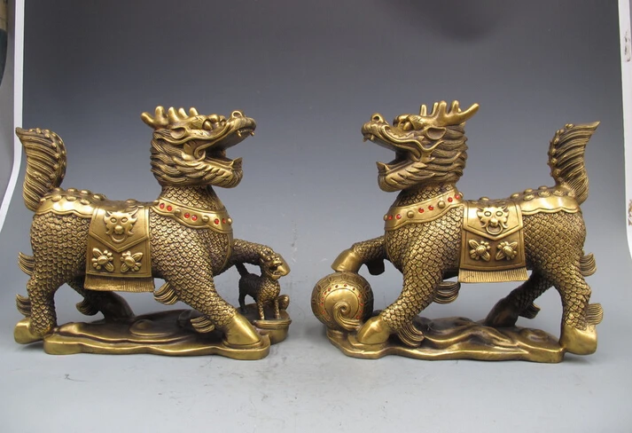 wholesale factory China Traditional feng shui Bronze Copper kylin Chi-lin Brave troops Pair
wholesale factory China Traditional feng shui Bronze Copper kylin Chi-lin Brave troops Pair