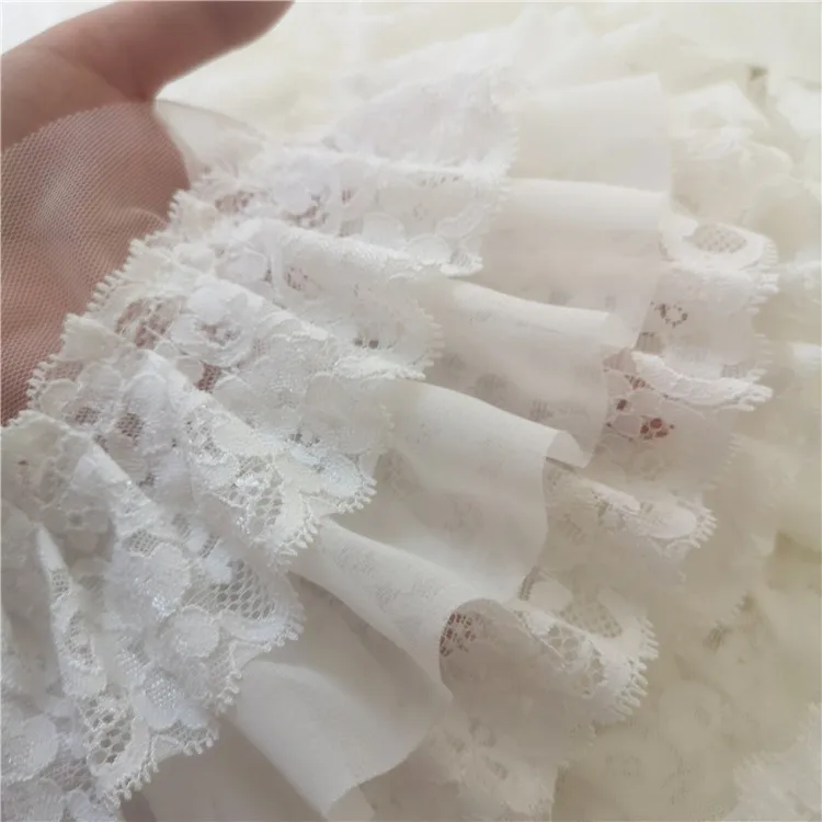 3 layer Embroidery 3D flower lace fabric trim ribbon DIY sewing applique collar fringe guipure wedding cloth decor
3 layer Embroidery 3D flower lace fabric trim ribbon DIY sewing applique collar fringe guipure wedding cloth decor
