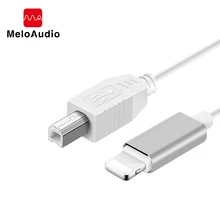 MeloAudio 1.5m Instrument USB OTG Cable Lightning to Type-B Male to Male for Electric Piano/ Drum/ Audio DAC/ Mixer
MeloAudio 1.5m Instrument USB OTG Cable Lightning to Type-B Male to Male for Electric Piano/ Drum/ Audio DAC/ Mixer