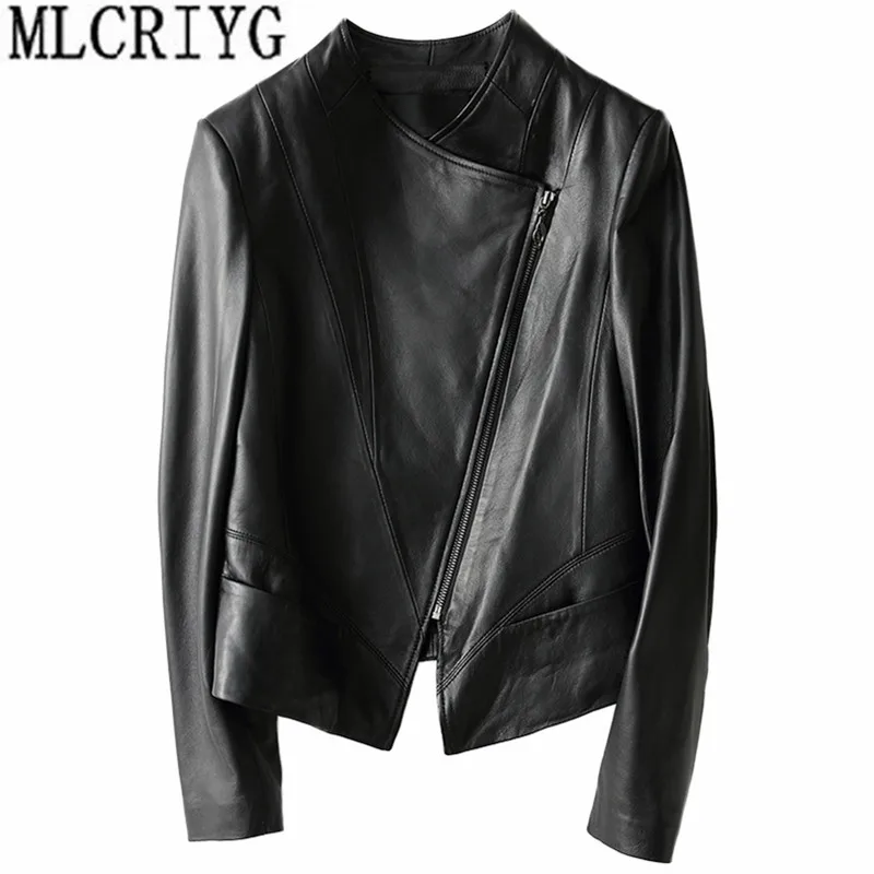 100% Real Sheepskin Coat Female Spring Autumn Genuine Leather Jacket Short Slim Jackets For Women Outerwear chaqueta mujer YQ102
100% Real Sheepskin Coat Female Spring Autumn Genuine Leather Jacket Short Slim Jackets For Women Outerwear chaqueta mujer YQ102