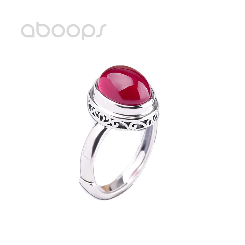 Vintage 925 Sterling Silver Oval Red Stone Ring for Women Girls Adjustable Size 6-8 Free Shipping
Vintage 925 Sterling Silver Oval Red Stone Ring for Women Girls Adjustable Size 6-8 Free Shipping
