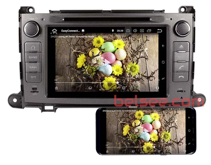 Toyota Sienna android 8.0 head unit radio 5