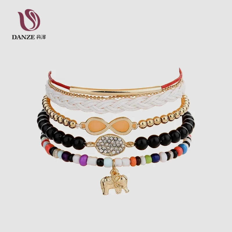 DANZE 5 Pcs/ Set Fashion Bohemia Style Multilayer Red Sead Beads Infinite/Elephant Bracelet For Women Weave Pulseras Bracelets
DANZE 5 Pcs/ Set Fashion Bohemia Style Multilayer Red Sead Beads Infinite/Elephant Bracelet For Women Weave Pulseras Bracelets