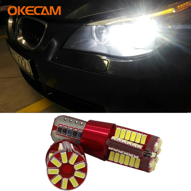 Фото OKECAM 2x CANBUS LED T10 W5W Car Parking Clearance Lights For Audi A2 A4 8L 8P B5 B6 A6 4B 4F A8 D2 TT C5 C6 C7 S2 S4 Q3 Q5 Q7 | Автомобили