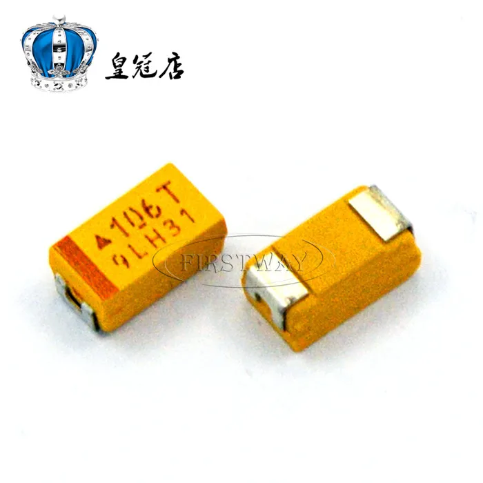 100PCS/LOT SMD tantalum capacitor 106T 10UF 50V C 6032/C tantalum capacitor with polarity 50V10UF
100PCS/LOT SMD tantalum capacitor 106T 10UF 50V C 6032/C tantalum capacitor with polarity 50V10UF