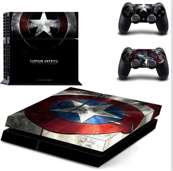 JIAYOLIVE Captain America's Shield PS4 Skin Sticker for Sony Playstation 4 Console & 2 Controller Protective Sticker
JIAYOLIVE Captain America's Shield PS4 Skin Sticker for Sony Playstation 4 Console & 2 Controller Protective Sticker
