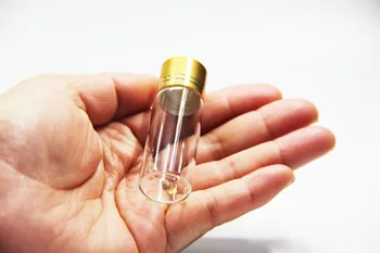 100pcs 22*60mm 14ml Mini Clear Glass Essential Oil Liquid Bottle Gold Aluminum Cap Samples Glass Containers Jars Wedding Decor
100pcs 22*60mm 14ml Mini Clear Glass Essential Oil Liquid Bottle Gold Aluminum Cap Samples Glass Containers Jars Wedding Decor