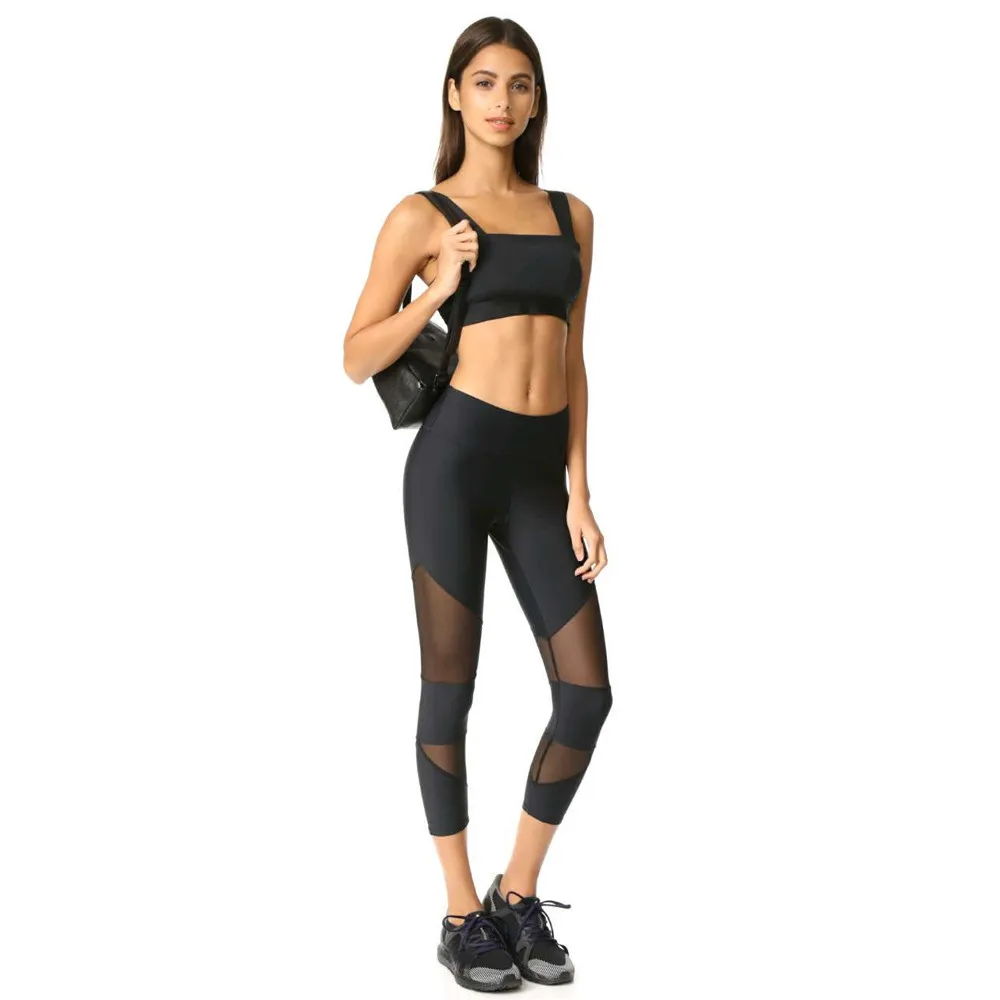 Women's Hollow Perspective Stitching Yoga Pants trousers Women Skinny Leggings Patchwork Mesh Yoga Leggings Fitness Sports Pants
Women's Hollow Perspective Stitching Yoga Pants trousers Women Skinny Leggings Patchwork Mesh Yoga Leggings Fitness Sports Pants