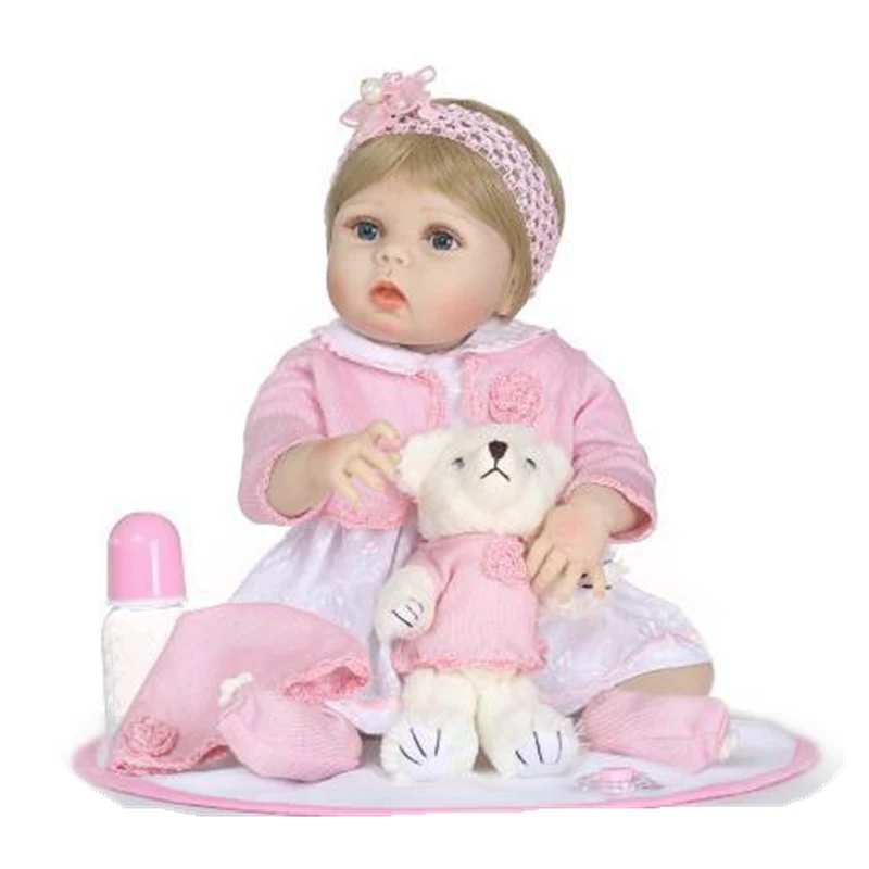 NPK 55cm Lovely Girl Princess Reborn Baby Dolls soft Silicone Body Lifelike Baby Dolls so Truly Reborns kids Birthday gifts
NPK 55cm Lovely Girl Princess Reborn Baby Dolls soft Silicone Body Lifelike Baby Dolls so Truly Reborns kids Birthday gifts