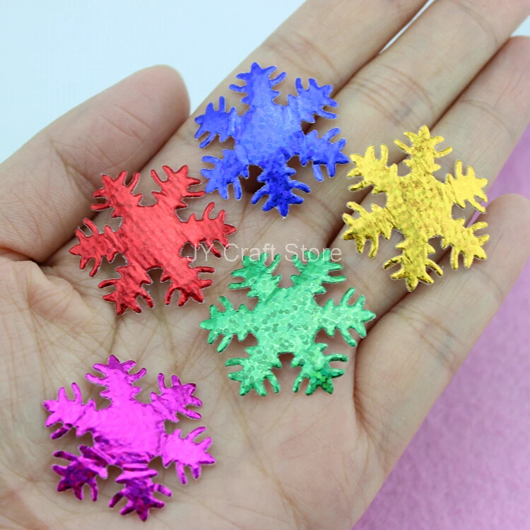 500pcs/lot Litter AB iridescent Felt Snowflake Patch Fabric Applique Single side 30mm Festival Decor, DIY Works ,Xmas decor
500pcs/lot Litter AB iridescent Felt Snowflake Patch Fabric Applique Single side 30mm Festival Decor, DIY Works ,Xmas decor