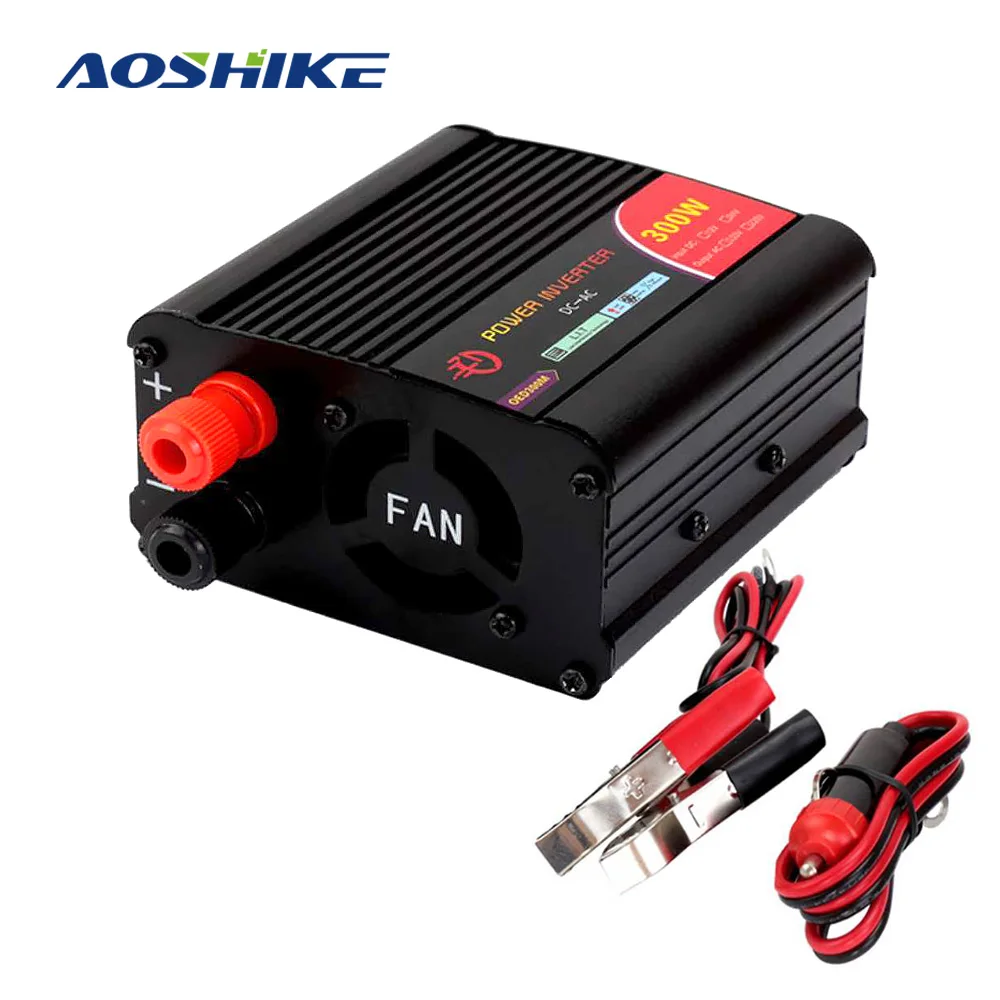 AOSHIKE Car Inverter 12V to 220V 300W Voltage Converter Adapter Socket Photovoltaic Sun USB Port Car 50HZ Car Charger Automotive
AOSHIKE Car Inverter 12V to 220V 300W Voltage Converter Adapter Socket Photovoltaic Sun USB Port Car 50HZ Car Charger Automotive