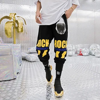 Hip Hop Streetwear Men's Joggers Pants Fashion Men Casual Cargo Pant Trousers High Street Elastic Waist Harem Pant Men sweatpant
Hip Hop Streetwear Men's Joggers Pants Fashion Men Casual Cargo Pant Trousers High Street Elastic Waist Harem Pant Men sweatpant