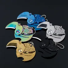 Outdoor Mini Portable Coin Folding Knife EDC Karambit Pocket Hunting Knife Keychain Hanging Tactical Survival Camping faca tools
Outdoor Mini Portable Coin Folding Knife EDC Karambit Pocket Hunting Knife Keychain Hanging Tactical Survival Camping faca tools