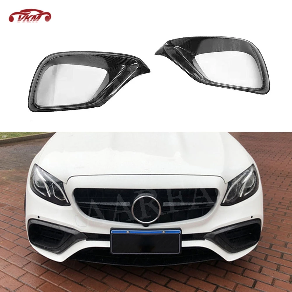 Carbon Fiber Front Fog Lamp Air Vent Trim Frame Covers for Mercedes Benz E Class W213 E63 E200 2017-2019 not for AMG Original
Carbon Fiber Front Fog Lamp Air Vent Trim Frame Covers for Mercedes Benz E Class W213 E63 E200 2017-2019 not for AMG Original