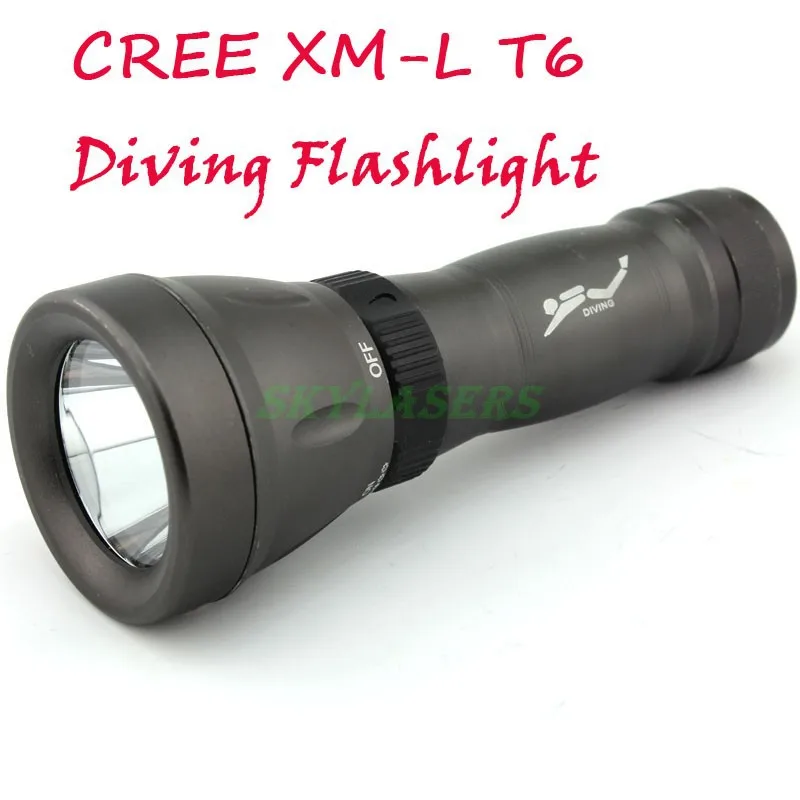 New Underwater Diving Flashlight Torch XM-L T6 LED 18650 Waterproof Lamp Light 1800 Lumen | Лампы и освещение