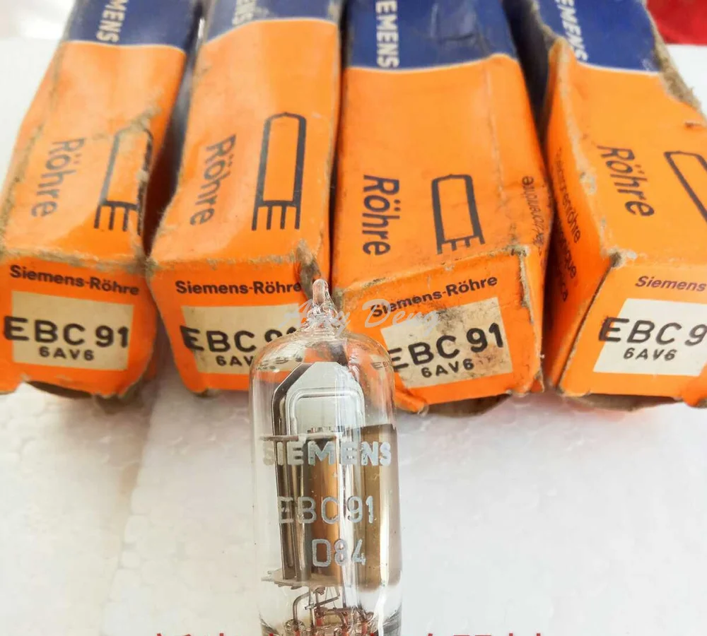 Немецкая электронная трубка EBC91 6AV6 обновленная модель советского Пекина 6G2 |