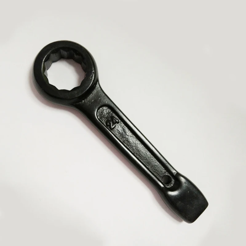 24mm Heavy Single-headed Universal Box End Wrench High Quality Percussion Ring Spanner Nut Hand Tool for Mechanic Industry
24mm Heavy Single-headed Universal Box End Wrench High Quality Percussion Ring Spanner Nut Hand Tool for Mechanic Industry