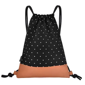 Women Men Drawstring Bags Retro Backpack Canvas Dots Printing Backpacks Teenagers School Shoulder Bag Travel Storage Pouch #YL5
Women Men Drawstring Bags Retro Backpack Canvas Dots Printing Backpacks Teenagers School Shoulder Bag Travel Storage Pouch #YL5