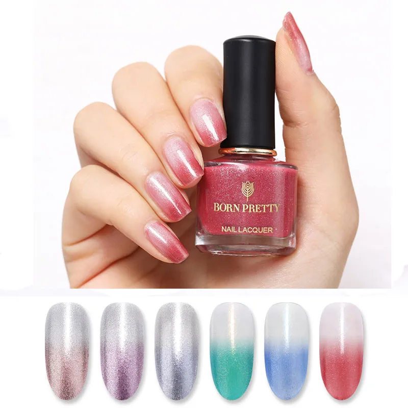 BORN PRETTY 6ml Thermal Nail Polish Temperature Color Changing Colorful Glitter Peel Off Nail Art Varnish Manicure DIY
BORN PRETTY 6ml Thermal Nail Polish Temperature Color Changing Colorful Glitter Peel Off Nail Art Varnish Manicure DIY